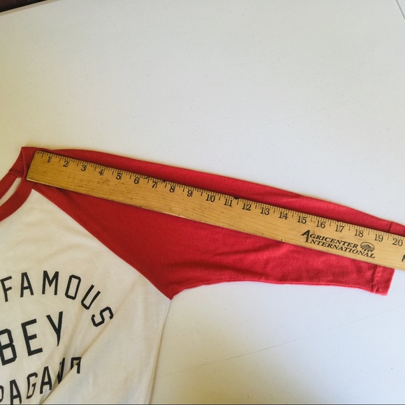 OBEY Women 3/4 sleeve shirt size XS - Picture 5 of 8